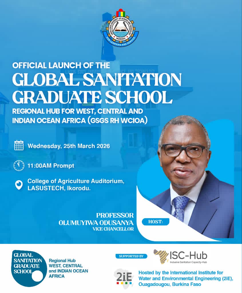 OFFICIAL LAUNCH OF THE GLOBAL SANITATION GRADUATE SCHOOL