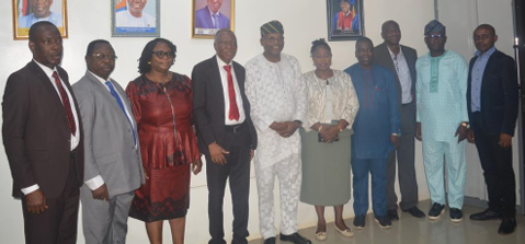 FUTSE VICE CHANCELLOR LEADS PRINCIPAL OFFICERS ON COURTESY VISIT TO  LASUSTECH